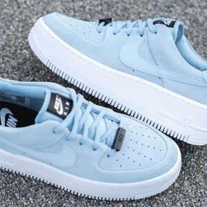Kids Nike Air Force low armory blue/black